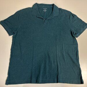 Banana Republic Teal Green Short Sleeve Polo